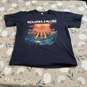 vintage Sublime T-Shirt 2007 Band Concert Tour Punk Skate Reggae M Rare Y2K